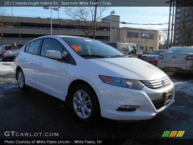 2010 Honda Insight Hybrid EX in Spectrum White Pearl