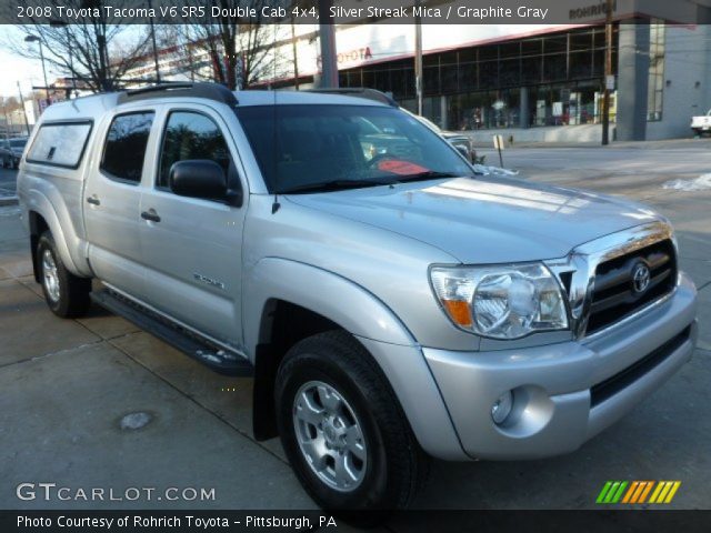 2008 Toyota Tacoma V6 SR5 Double Cab 4x4 in Silver Streak Mica