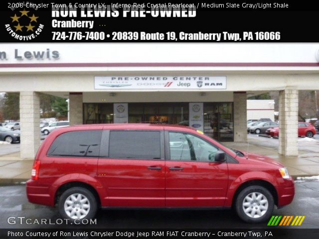 2008 Chrysler Town & Country LX in Inferno Red Crystal Pearlcoat