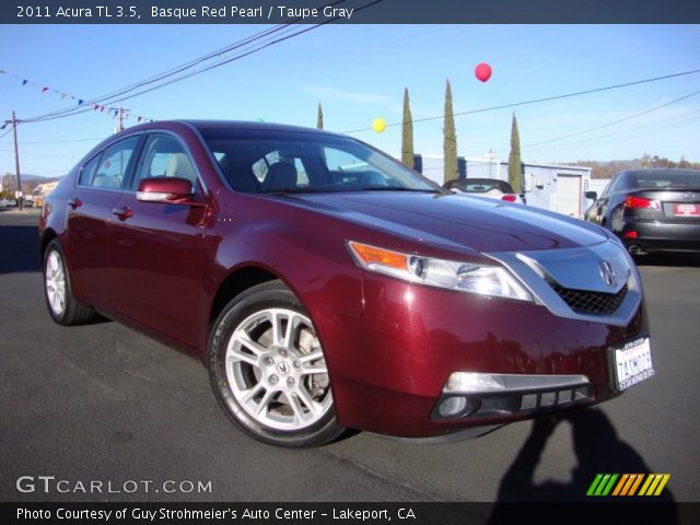 2011 Acura TL 3.5 in Basque Red Pearl