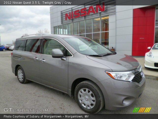 2012 Nissan Quest 3.5 S in Twilight Gray