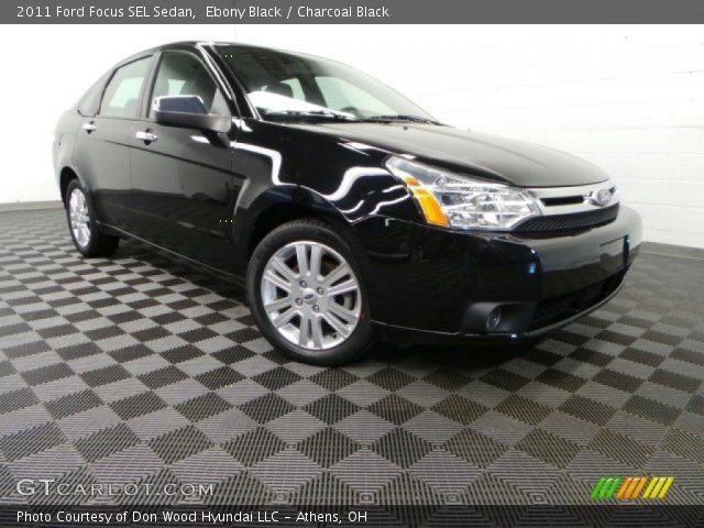 2011 Ford Focus SEL Sedan in Ebony Black