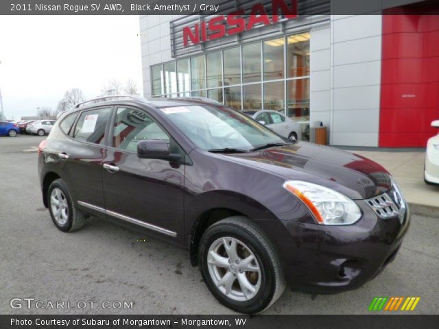 2011 Nissan Rogue SV AWD in Black Amethyst