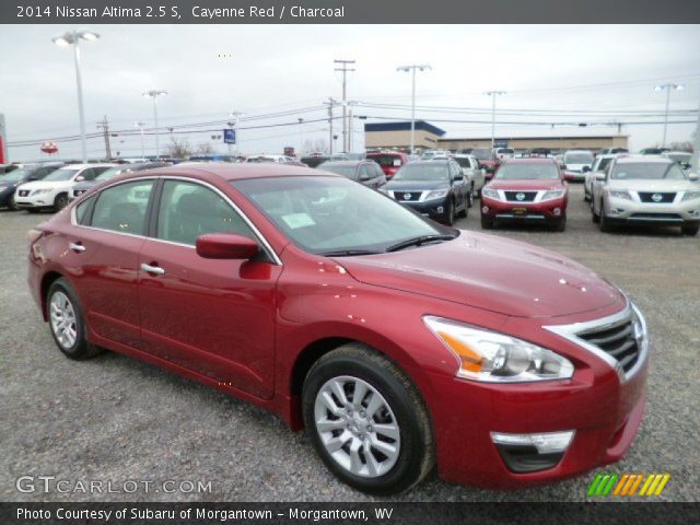 2014 Nissan Altima 2.5 S in Cayenne Red