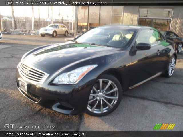 2009 Infiniti G 37 S Sport Convertible in Black Obsidian