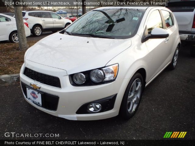 2014 Chevrolet Sonic LTZ Hatchback in White Diamond Tricoat