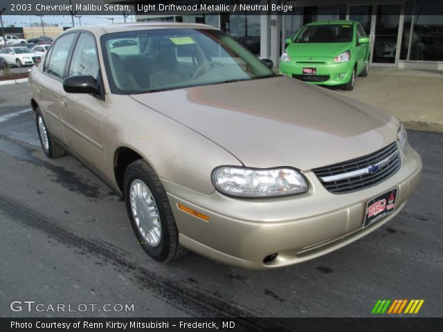 2003 Chevrolet Malibu Sedan in Light Driftwood Metallic