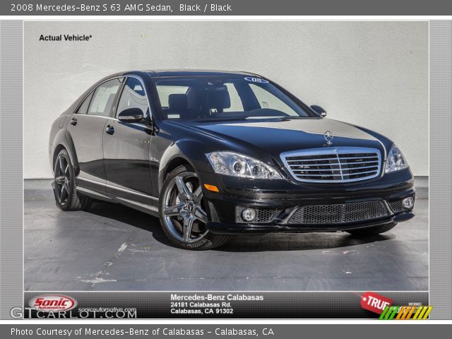 2008 Mercedes-Benz S 63 AMG Sedan in Black