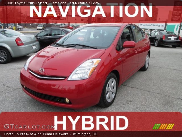 2006 Toyota Prius Hybrid in Barcelona Red Metallic