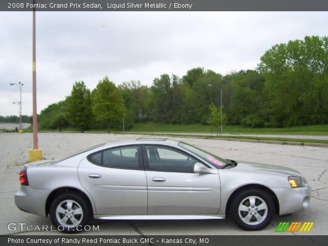 2008 Pontiac Grand Prix Sedan in Liquid Silver Metallic