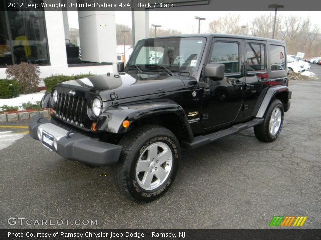 2012 Jeep Wrangler Unlimited Sahara 4x4 in Black