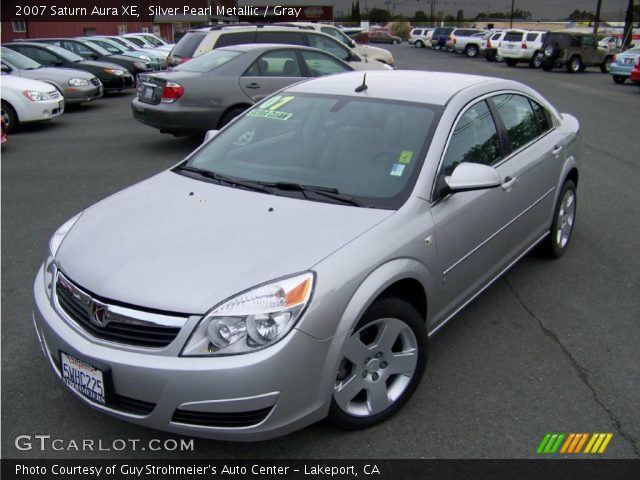 2007 Saturn Aura XE in Silver Pearl Metallic