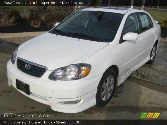 2008 Toyota Corolla S in Super White