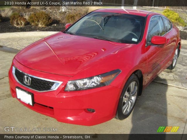 2010 Honda Accord LX-S Coupe in San Marino Red