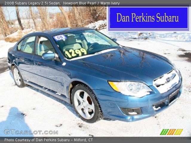 2008 Subaru Legacy 2.5i Sedan in Newport Blue Pearl