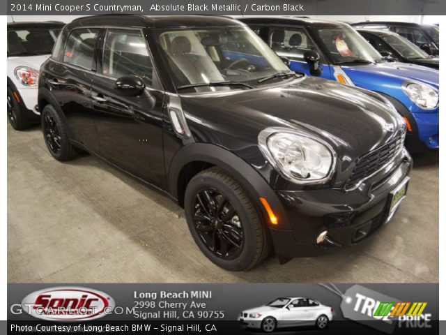 2014 Mini Cooper S Countryman in Absolute Black Metallic