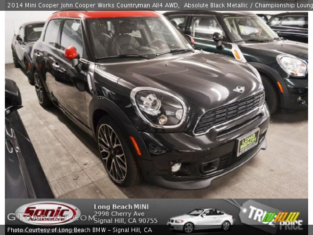 2014 Mini Cooper John Cooper Works Countryman All4 AWD in Absolute Black Metallic