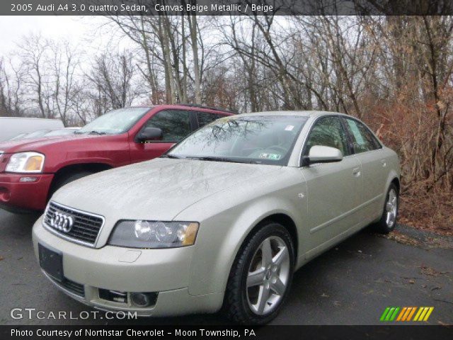 2005 Audi A4 3.0 quattro Sedan in Canvas Beige Metallic