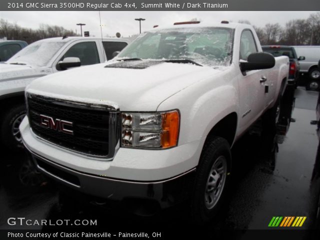 2014 GMC Sierra 3500HD Regular Cab 4x4 in Summit White