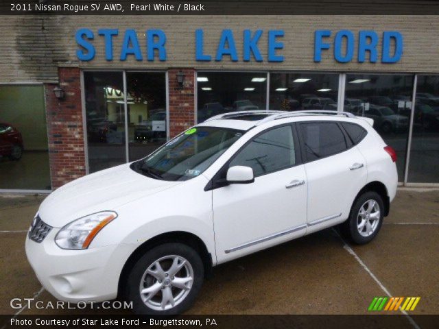2011 Nissan Rogue SV AWD in Pearl White