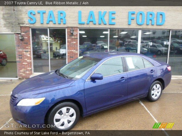 2007 Toyota Camry LE in Blue Ribbon Metallic