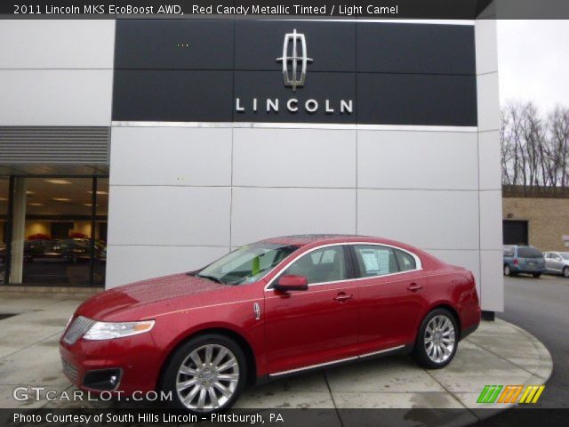 2011 Lincoln MKS EcoBoost AWD in Red Candy Metallic Tinted