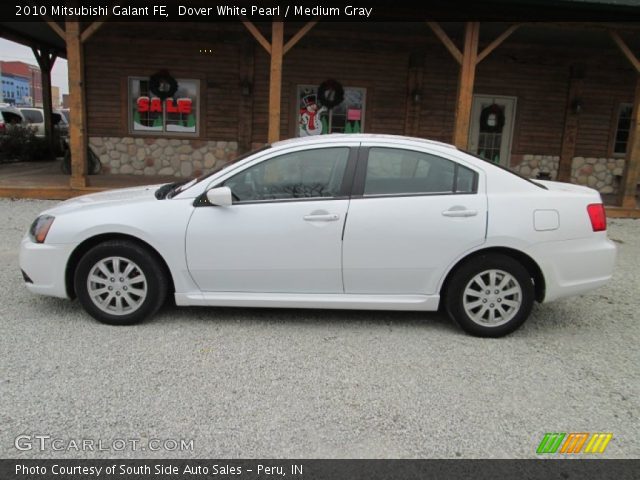 2010 Mitsubishi Galant FE in Dover White Pearl
