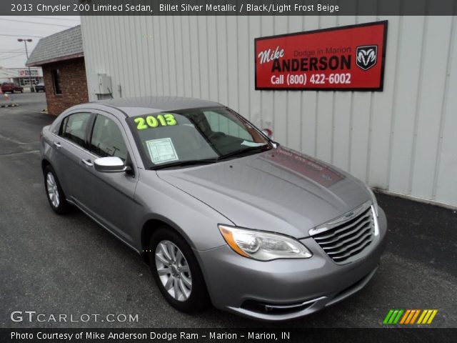 2013 Chrysler 200 Limited Sedan in Billet Silver Metallic