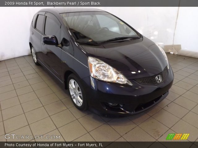 2009 Honda Fit Sport in Blackberry Pearl
