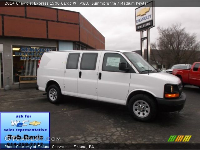 2014 Chevrolet Express 1500 Cargo WT AWD in Summit White