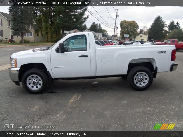 2014 Chevrolet Silverado 3500HD WT Regular Cab 4x4 in Summit White