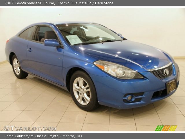 2007 Toyota Solara SE Coupe in Cosmic Blue Metallic