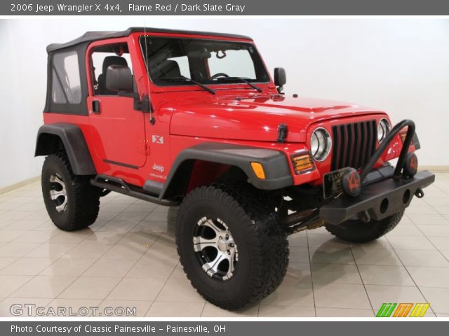 2006 Jeep Wrangler X 4x4 in Flame Red