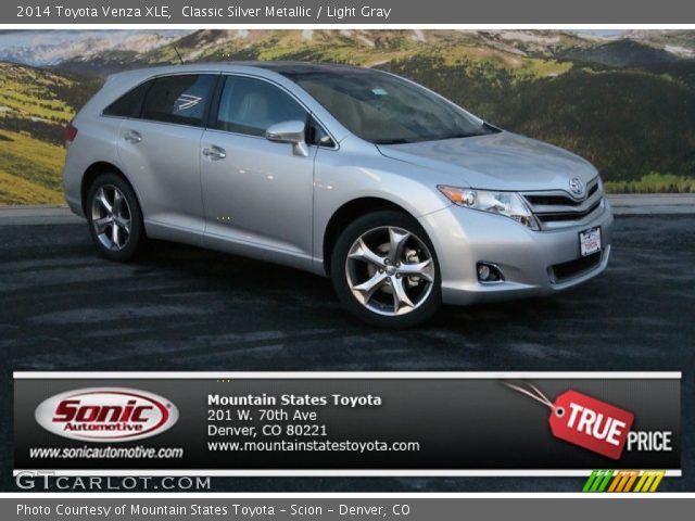2014 Toyota Venza XLE in Classic Silver Metallic