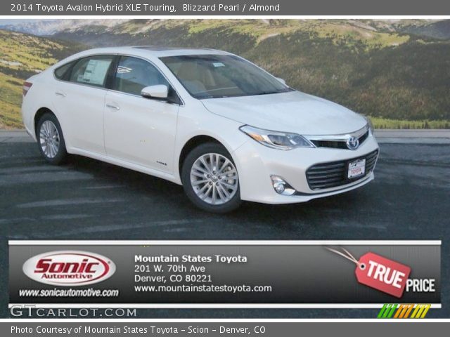 2014 Toyota Avalon Hybrid XLE Touring in Blizzard Pearl