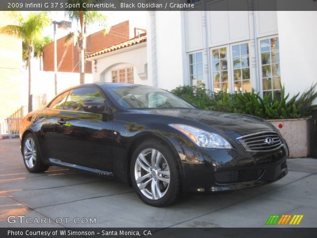 2009 Infiniti G 37 S Sport Convertible in Black Obsidian