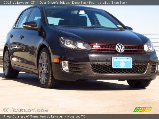 2013 Volkswagen GTI 4 Door Driver's Edition in Deep Black Pearl Metallic