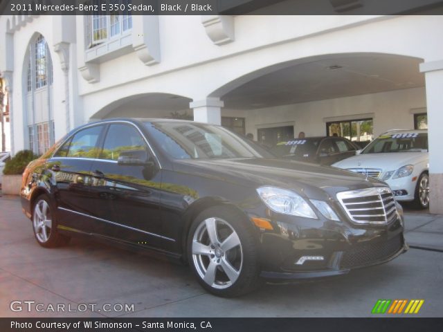 2011 Mercedes-Benz E 350 Sedan in Black