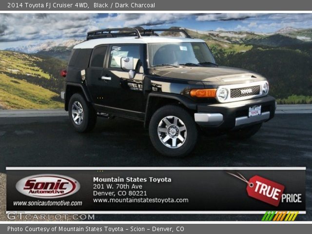 2014 Toyota FJ Cruiser 4WD in Black