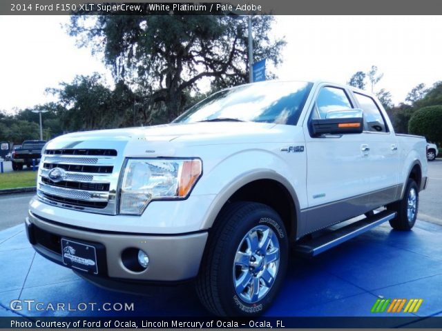 2014 Ford F150 XLT SuperCrew in White Platinum