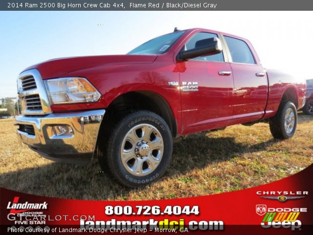 2014 Ram 2500 Big Horn Crew Cab 4x4 in Flame Red