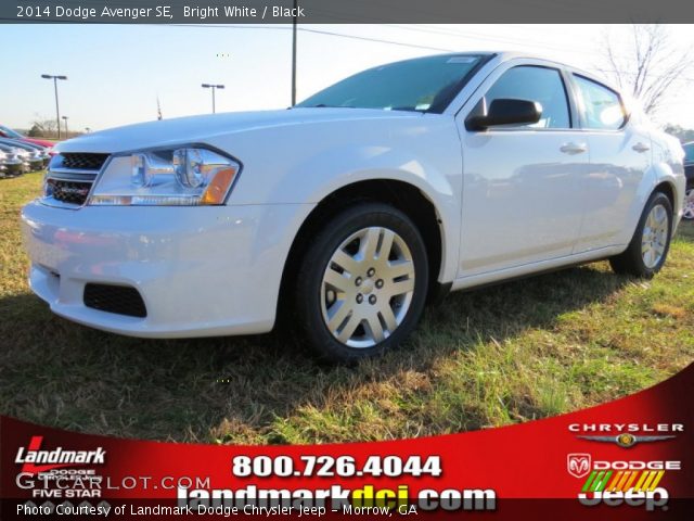 2014 Dodge Avenger SE in Bright White