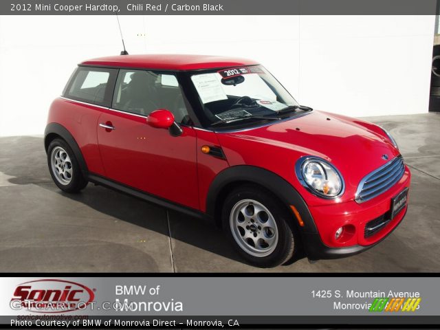 2012 Mini Cooper Hardtop in Chili Red