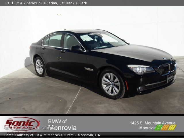 2011 BMW 7 Series 740i Sedan in Jet Black