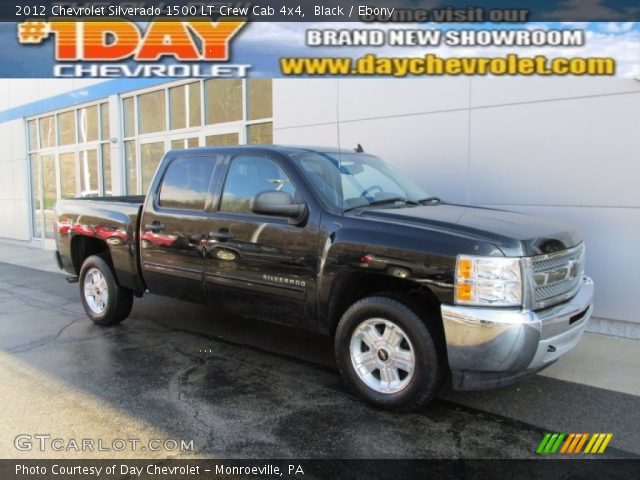 2012 Chevrolet Silverado 1500 LT Crew Cab 4x4 in Black