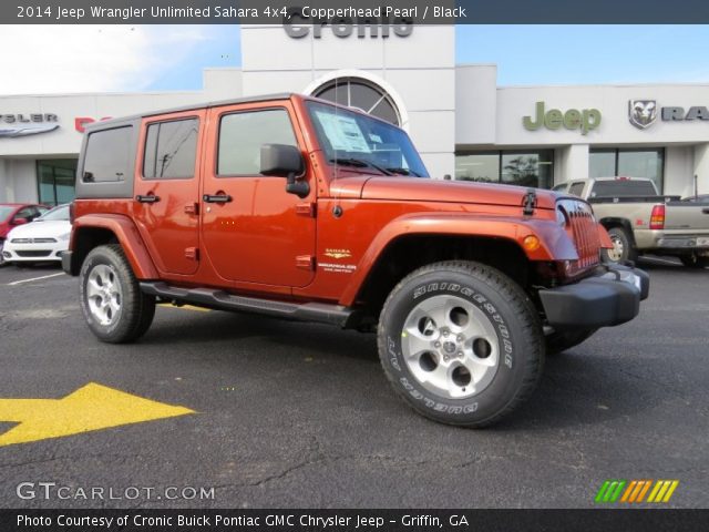2014 Jeep Wrangler Unlimited Sahara 4x4 in Copperhead Pearl