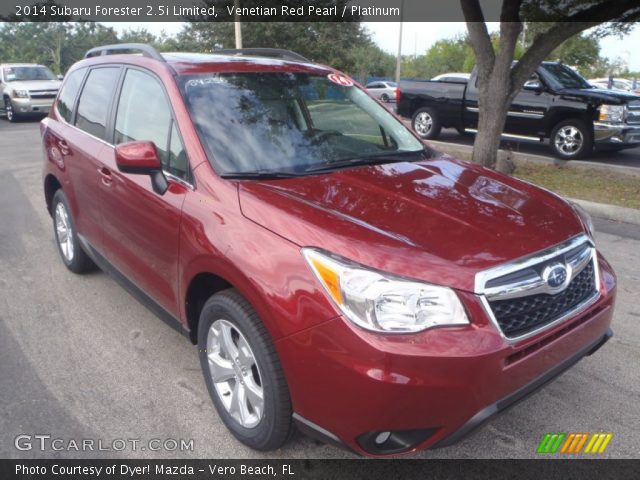 2014 Subaru Forester 2.5i Limited in Venetian Red Pearl