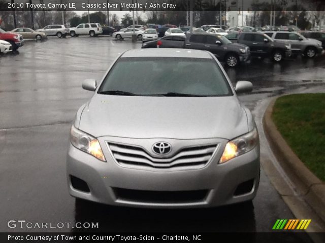 2010 Toyota Camry LE in Classic Silver Metallic