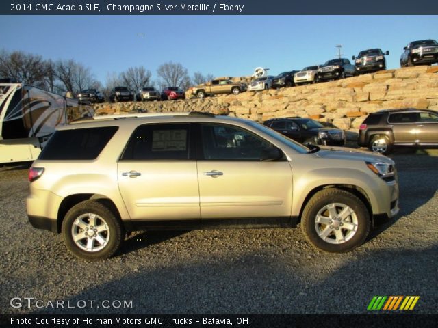 2014 GMC Acadia SLE in Champagne Silver Metallic