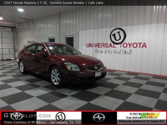 2007 Nissan Maxima 3.5 SE in Sonoma Sunset Metallic